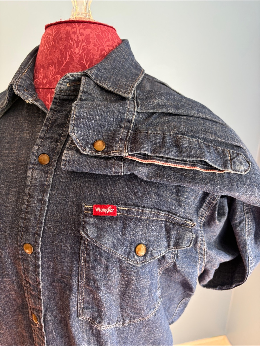 Wrangler snap up  shirt - Picture 3 of 9